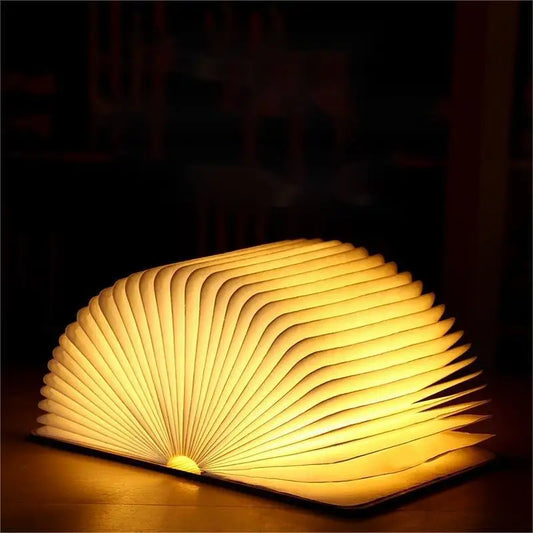 LED Wooden Book Lamp